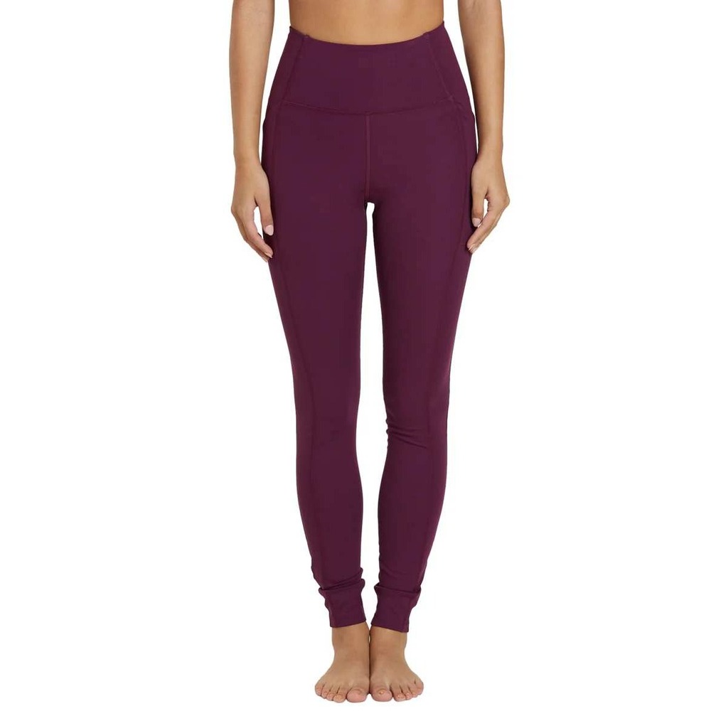 Girlfriend Collective High‎ Rise Pocket Leggings Plum Size Medium